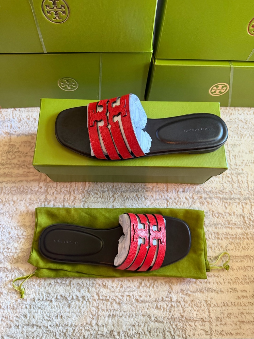 Tory Burch Ines Cage Slide Sandals